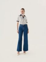 BLUSA POLO LISTRADA MARINHO - Imagem 2