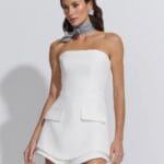 MACAQUINHO CORSET ABAULADO ALFAIATARIA DENSE OFF WHITE