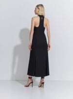VESTIDO MIDI NEO RIB PRETO - Imagem 2