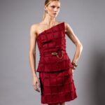 CORSET LOUISE RED WINE