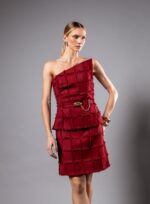 CORSET LOUISE RED WINE