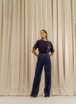 BLUSA T SHIRT RAY FERRAGEM INDIGO - Imagem 4