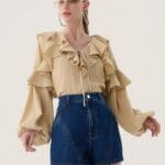 SHORT RECORTES JEANS