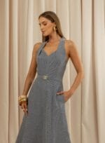 VESTIDO MIDI ELISE INDIGO - Imagem 2