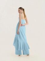 CONJUNTO TUNICA WIDE LEG COTTON TEXTURE AZUL - Imagem 2