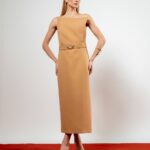 VESTIDO MIDI MAYA LATTE