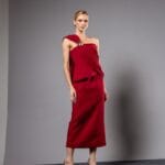 SAIA MIDI ROE RUBY RED