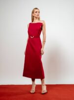 VESTIDO MIDI MAYA RED - Imagem 5