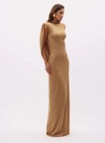 VESTIDO TEIA DOURADO - Imagem 5