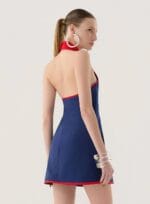 VESTIDO CURTO POLO BICOLOR MARINHO - Imagem 2