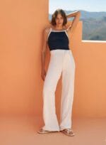 REGATA DECOTE QUADRADO MARINHO/OFF - Imagem 3