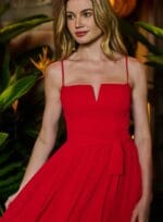 VESTIDO MIDI VERMELHO TOREADOR - Imagem 2