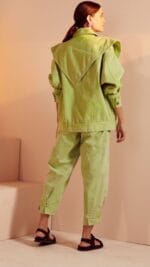 CALCA SLOUCHY SARJA VERDE - Imagem 3