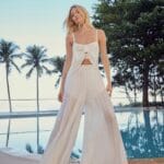 CONJUNTO PLISSSADO RAYON OFF WHITE