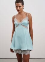 VESTIDO CURTO AZUL CLARO - Imagem 2