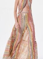 MAXI TUNICA PAETE ONDAS COLORIDO - Imagem 4