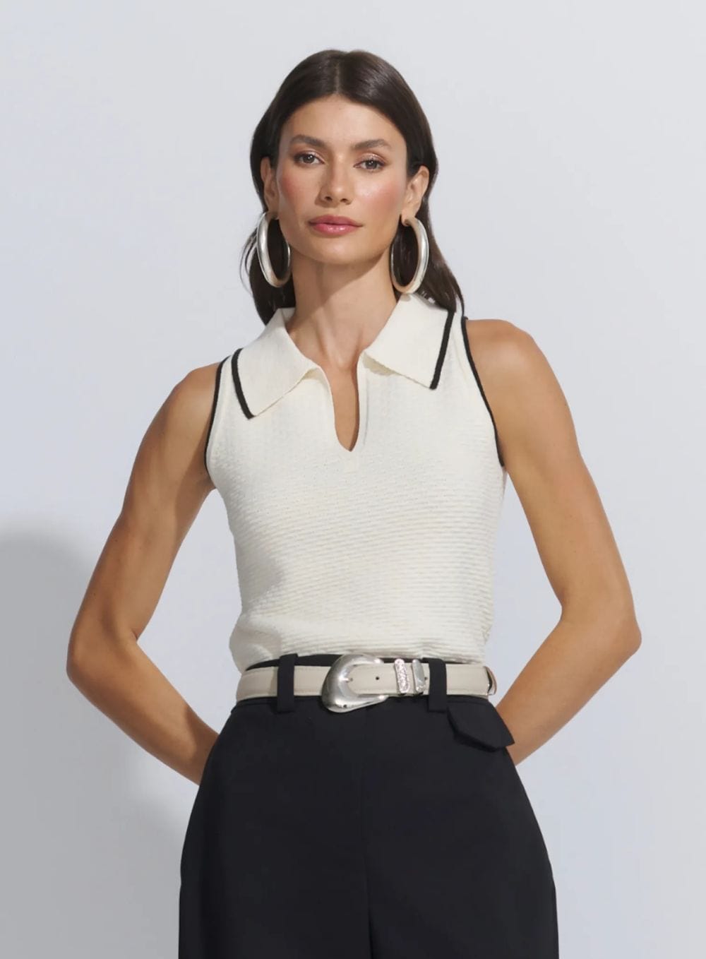 491f9c6cc78a59ba6c6156391ac40d63.jpg POLO REGATA TRICOT OFF WHITE - Imagem 1