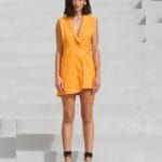 BLAZER DRESS LARANJA CLARO
