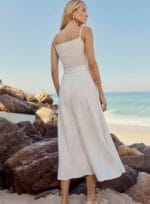 SAIA MIDI MEIO FENDA OFF SHELL - Imagem 3