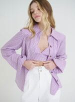 CAMISA LISTRADO LILAS - Imagem 2