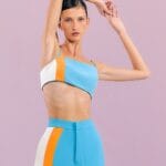 TOP FORMAS P AZUL/LARANJA/OF