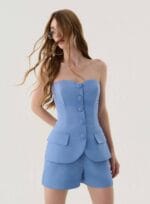 CONJUNTO CORSELET ALOGANDO SHORT SUMMER