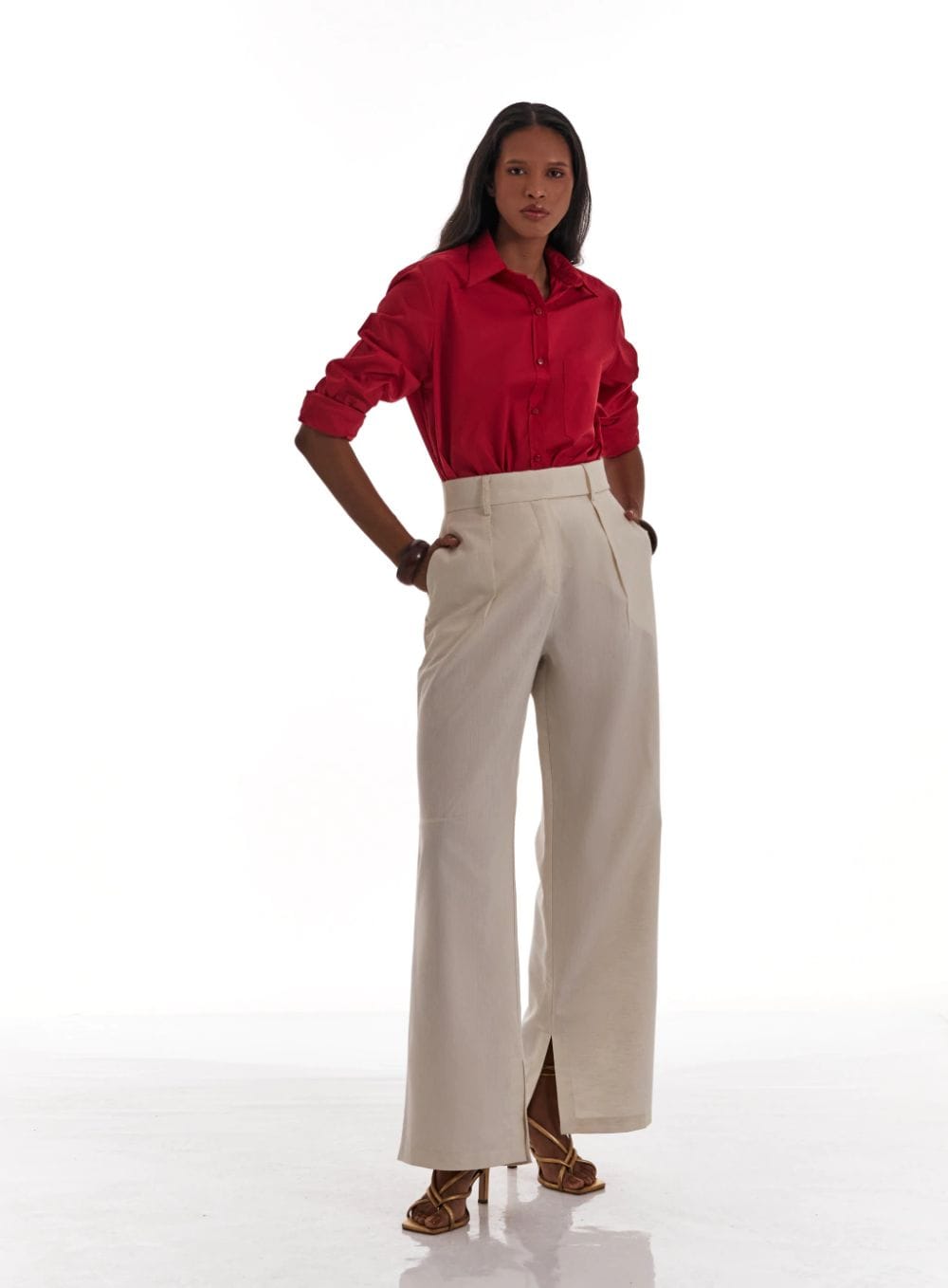 6247fe0292bbb6aa01d6c473bbde5aaa.jpg CALCA CAROL LEGADO CREME - Imagem 1