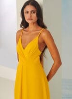 VESTIDO MIDI SUN FLOWER AMARELO BULGARIA - Imagem 2