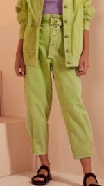 CALCA SLOUCHY SARJA VERDE - Imagem 2