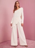 BLUSA OMBRO DRAPEE OFF WHITE