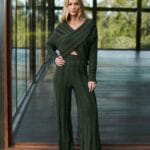 CALCA PANTALONA TRICOT VERDE LIVAS