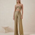 CONJUNTO JULIA VERDE/DOURADO