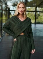 CALCA PANTALONA TRICOT VERDE LIVAS - Imagem 3