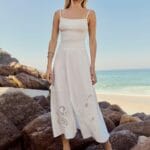 SAIA MIDI MEIO FENDA OFF SHELL