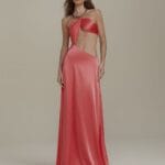 VESTIDO GIOVANA ROSA DIADEMA