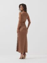 VESTIDO TEREZA BEGE LEATHER - Imagem 2