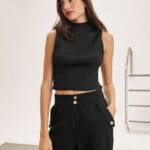 REGATA GOLA ALTA PRETO