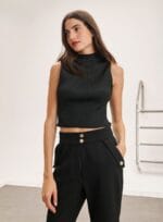 REGATA GOLA ALTA PRETO