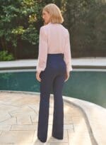 CALCA BOOT CUT TWILL AZUL VITAL - Imagem 2