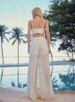 CONJUNTO PLISSSADO RAYON OFF WHITE - Imagem 3
