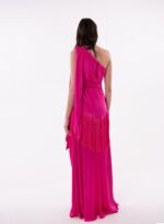 VESTIDO LONGUETE UM OMBRO SO PINK - Imagem 2