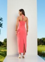 VESTIDO CUT OUT LARANJA LIVING CORAL - Imagem 3