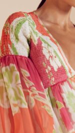 VESTIDO MINI RODADO COM RENDA FLORAL - Imagem 2