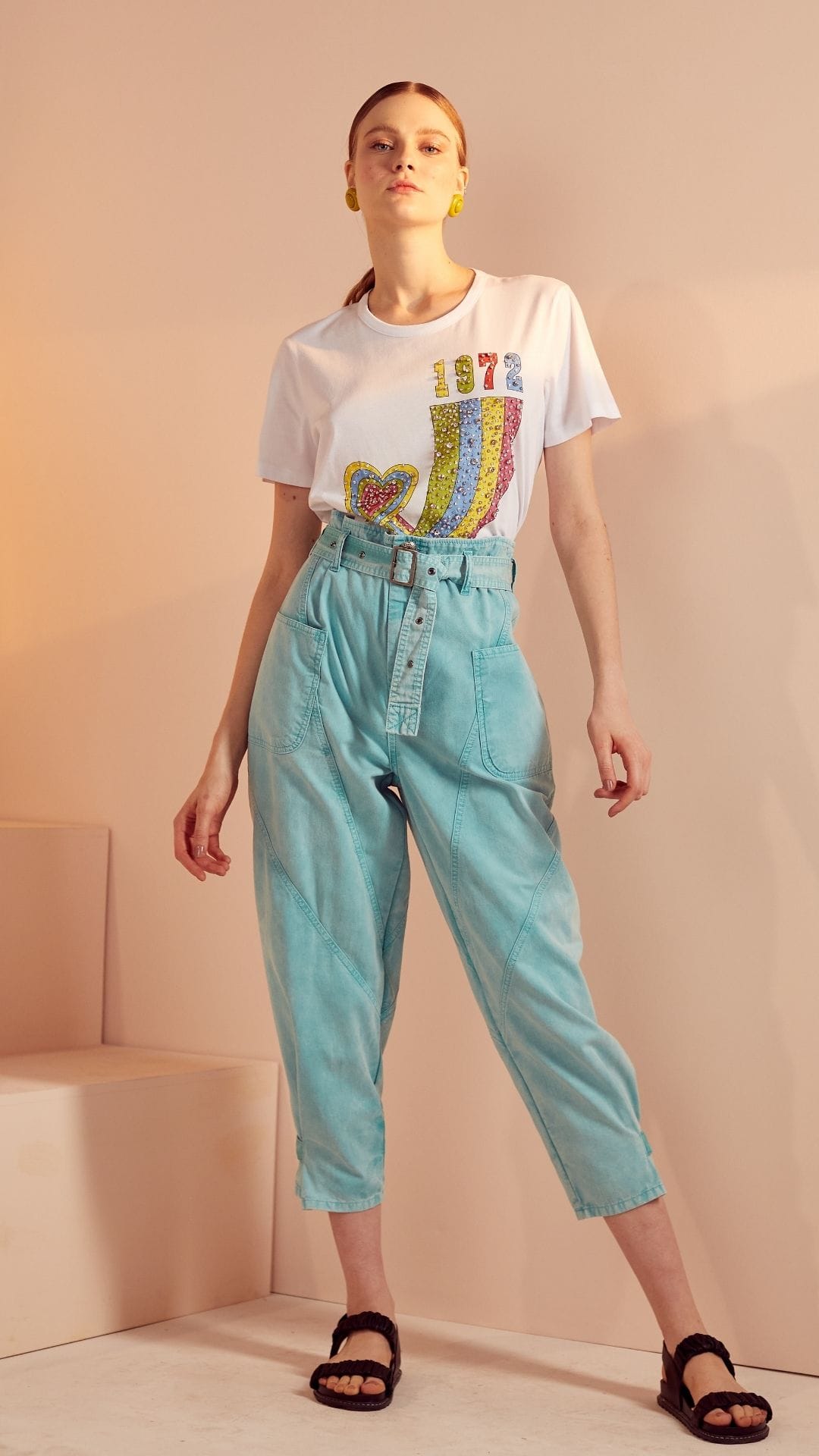 a302454c4d819923dca133e63a97e191.jpg CALCA SLOUCHY SARJA AZUL - Imagem 1