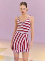 MINI SAIA TRICOT LISTRAS