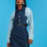 JAQUETA BICOLOR JEANS