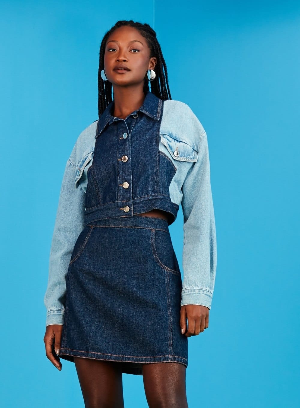 afa83b42036d650096451972a0afd1d6.jpg JAQUETA BICOLOR JEANS - Imagem 1