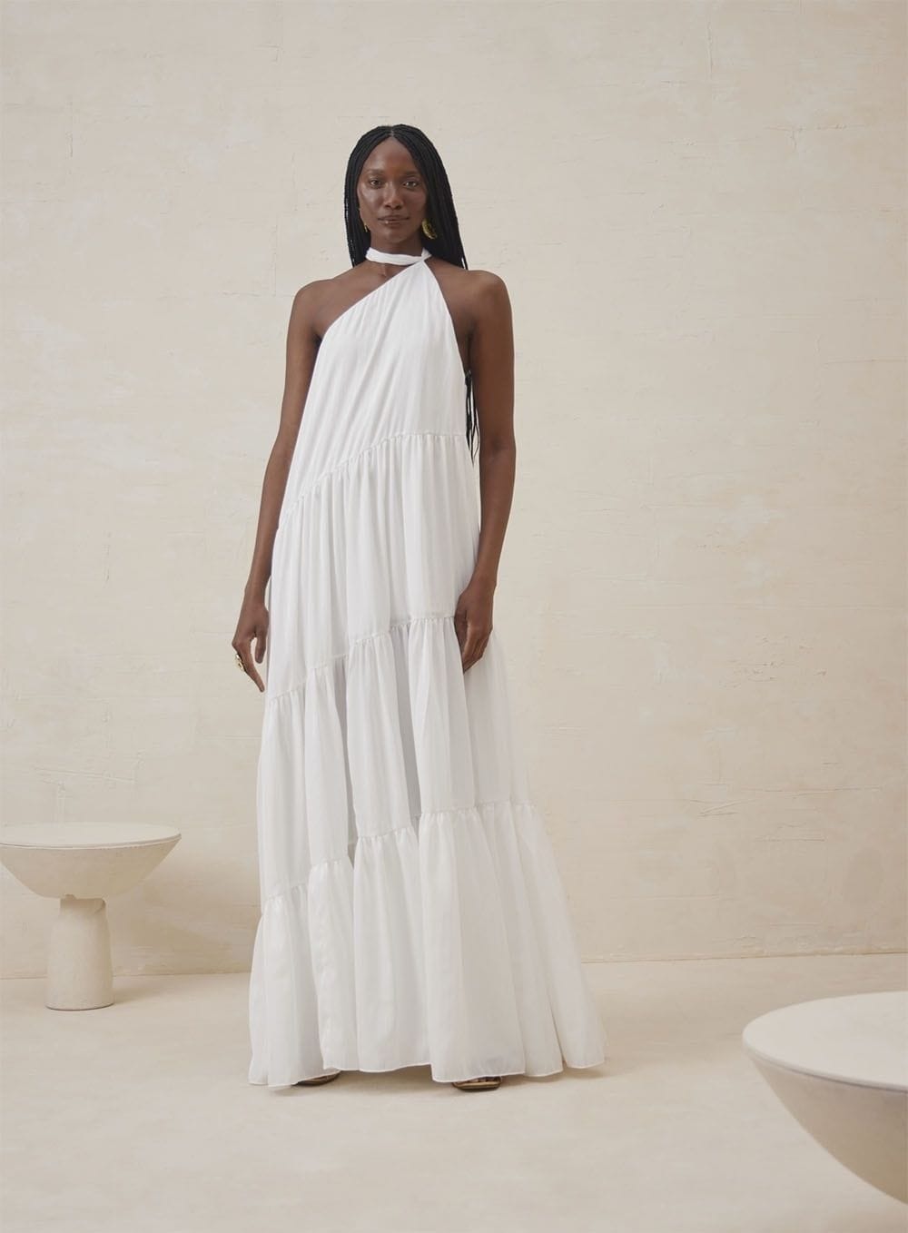 b04d27ab38d05fa6cb48abd5e696537e.jpg VESTIDO RAFAELA BRANCO/PRATA - Imagem 1