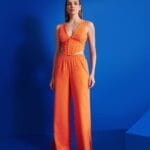 CALÇA CAVALCANTI LARANJA