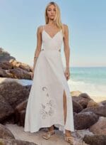 VESTIDO MAXI MIDI CORPO CRUZADO OFF SHELL - Imagem 2